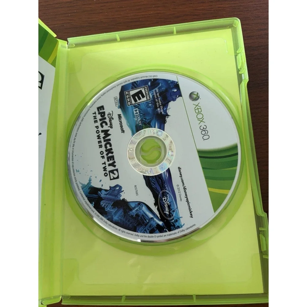 Disney Epic Mickey 2: The Power of Two Microsoft Xbox 360 2012 CIB Video Game